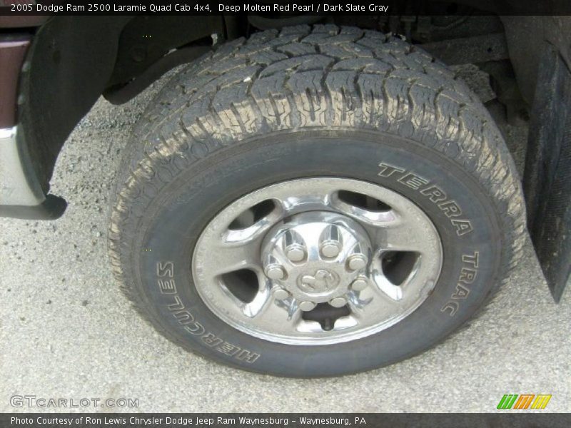 Deep Molten Red Pearl / Dark Slate Gray 2005 Dodge Ram 2500 Laramie Quad Cab 4x4