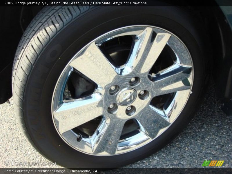 Melbourne Green Pearl / Dark Slate Gray/Light Graystone 2009 Dodge Journey R/T