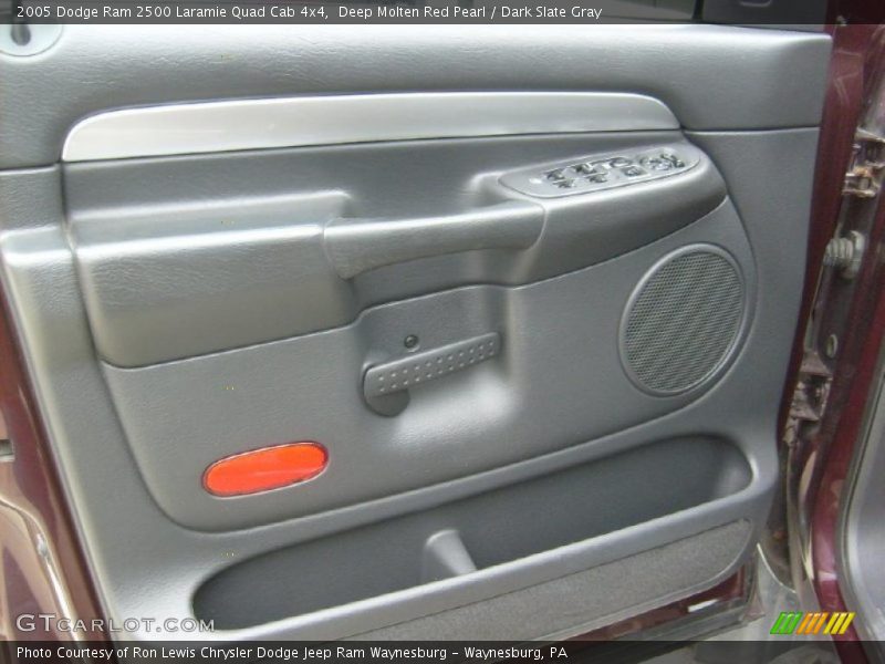 Deep Molten Red Pearl / Dark Slate Gray 2005 Dodge Ram 2500 Laramie Quad Cab 4x4