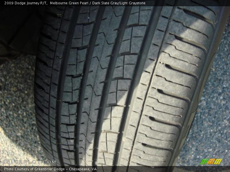 Melbourne Green Pearl / Dark Slate Gray/Light Graystone 2009 Dodge Journey R/T