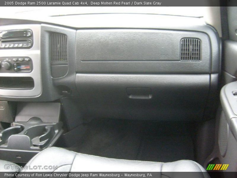 Deep Molten Red Pearl / Dark Slate Gray 2005 Dodge Ram 2500 Laramie Quad Cab 4x4