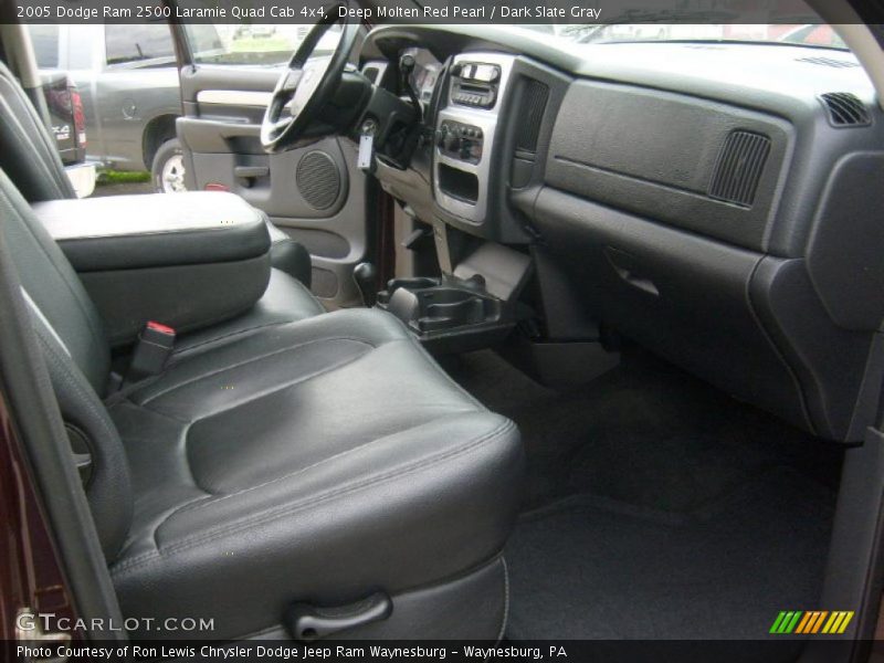 Deep Molten Red Pearl / Dark Slate Gray 2005 Dodge Ram 2500 Laramie Quad Cab 4x4
