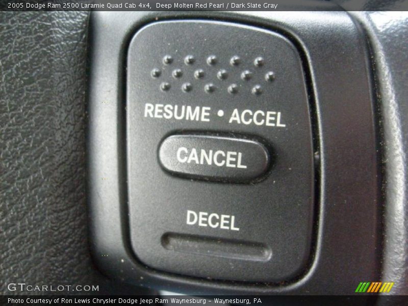 Deep Molten Red Pearl / Dark Slate Gray 2005 Dodge Ram 2500 Laramie Quad Cab 4x4