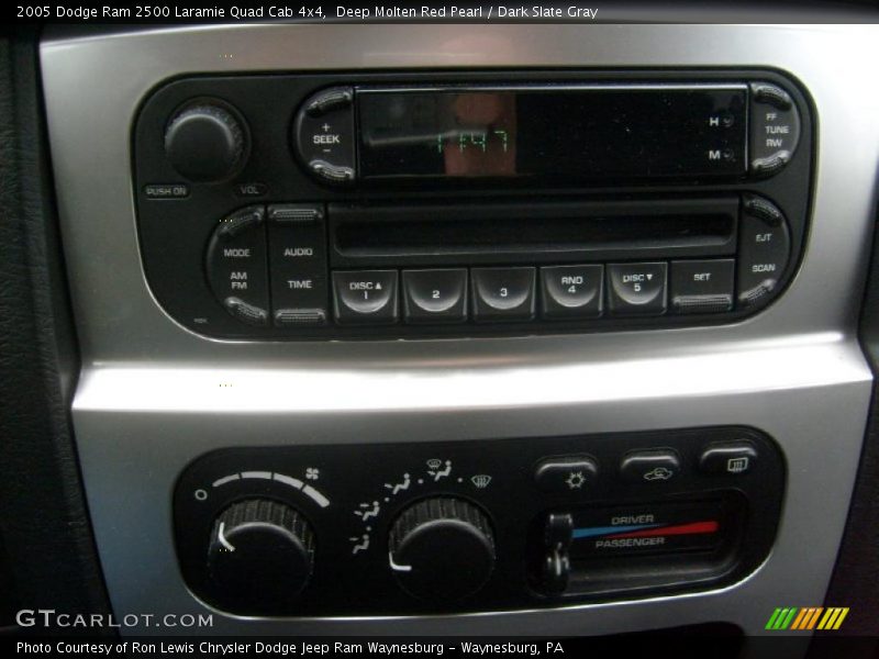 Deep Molten Red Pearl / Dark Slate Gray 2005 Dodge Ram 2500 Laramie Quad Cab 4x4