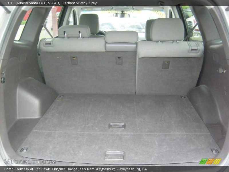 Radiant Silver / Gray 2010 Hyundai Santa Fe GLS 4WD