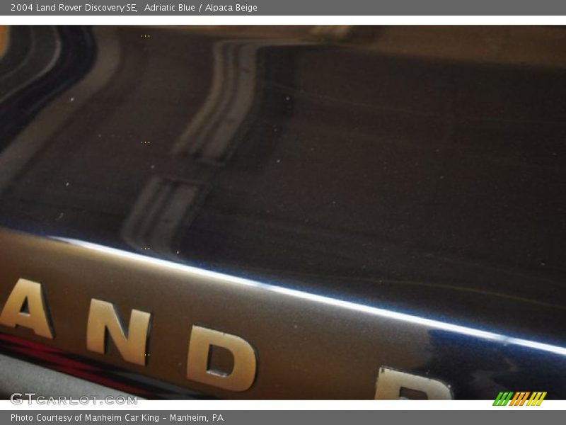 Adriatic Blue / Alpaca Beige 2004 Land Rover Discovery SE