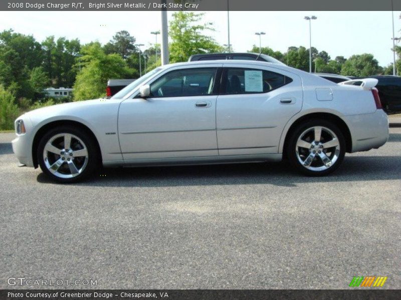 Bright Silver Metallic / Dark Slate Gray 2008 Dodge Charger R/T
