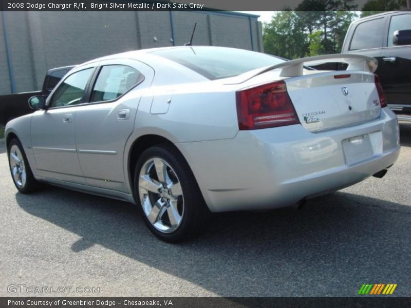 Bright Silver Metallic / Dark Slate Gray 2008 Dodge Charger R/T