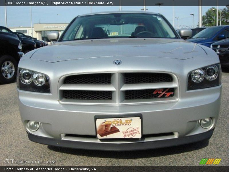 Bright Silver Metallic / Dark Slate Gray 2008 Dodge Charger R/T