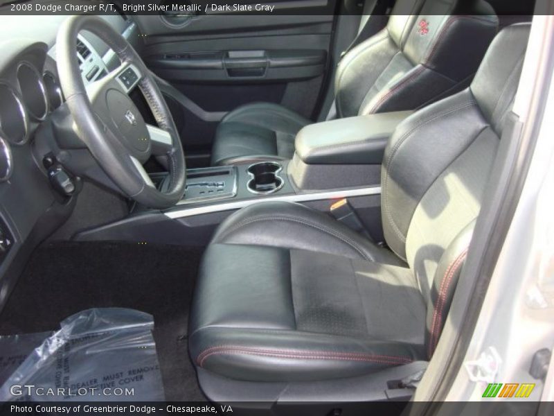 Bright Silver Metallic / Dark Slate Gray 2008 Dodge Charger R/T