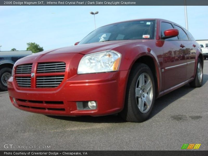 Inferno Red Crystal Pearl / Dark Slate Gray/Light Graystone 2006 Dodge Magnum SXT