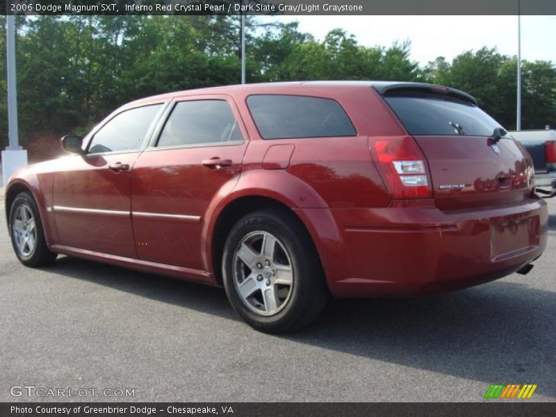 Inferno Red Crystal Pearl / Dark Slate Gray/Light Graystone 2006 Dodge Magnum SXT