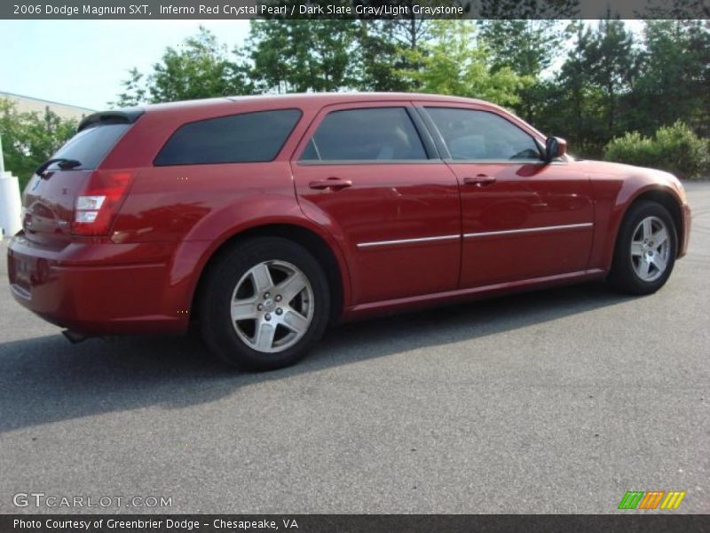 Inferno Red Crystal Pearl / Dark Slate Gray/Light Graystone 2006 Dodge Magnum SXT