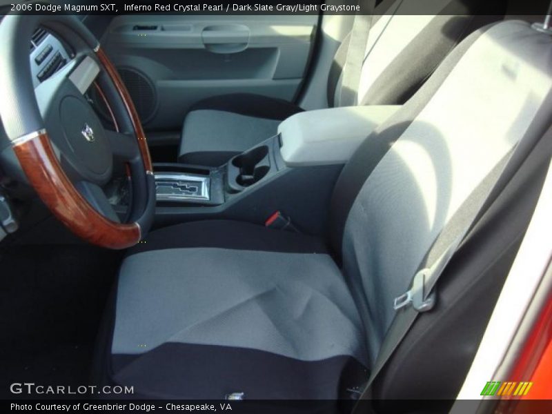 Inferno Red Crystal Pearl / Dark Slate Gray/Light Graystone 2006 Dodge Magnum SXT