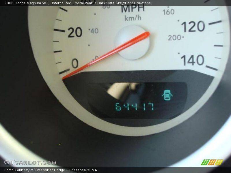 Inferno Red Crystal Pearl / Dark Slate Gray/Light Graystone 2006 Dodge Magnum SXT