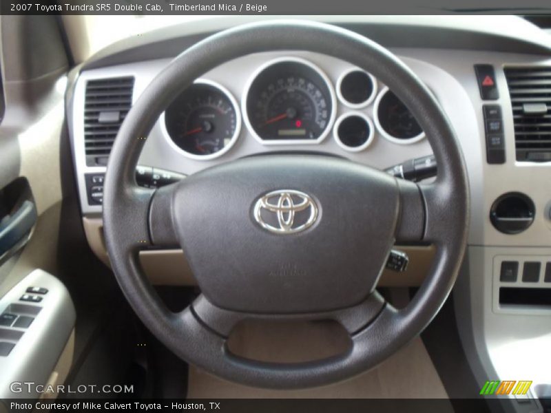 Timberland Mica / Beige 2007 Toyota Tundra SR5 Double Cab