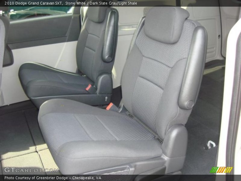 Stone White / Dark Slate Gray/Light Shale 2010 Dodge Grand Caravan SXT