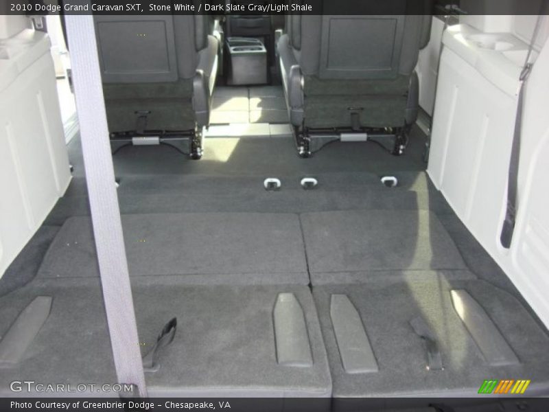 Stone White / Dark Slate Gray/Light Shale 2010 Dodge Grand Caravan SXT