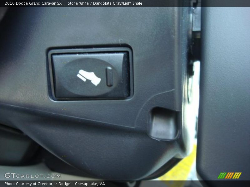 Stone White / Dark Slate Gray/Light Shale 2010 Dodge Grand Caravan SXT