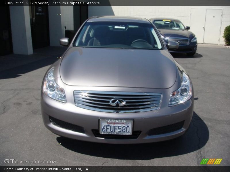 Platinum Graphite / Graphite 2009 Infiniti G 37 x Sedan