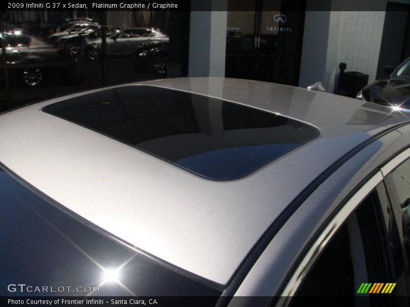 Sunroof of 2009 G 37 x Sedan