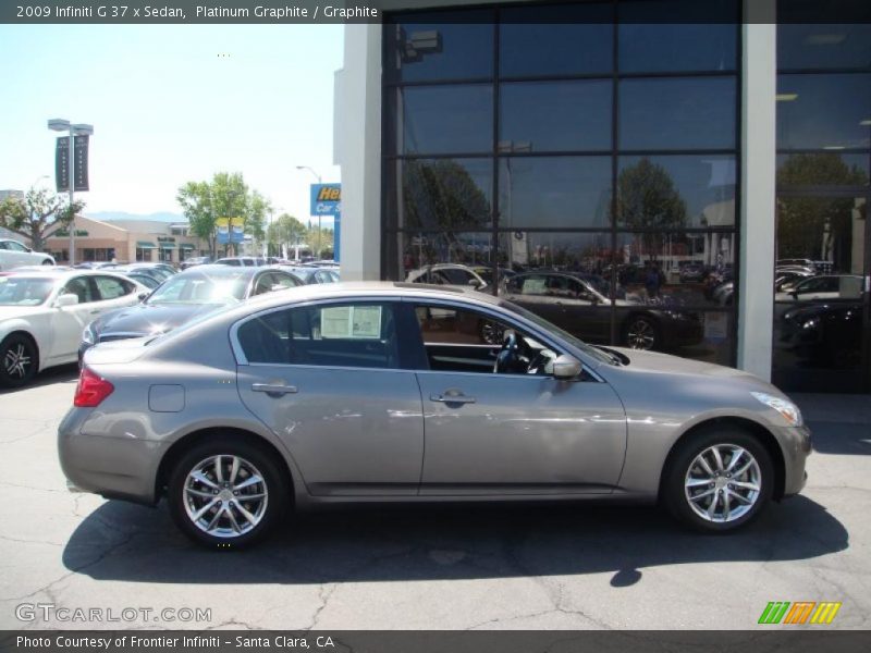 Platinum Graphite / Graphite 2009 Infiniti G 37 x Sedan