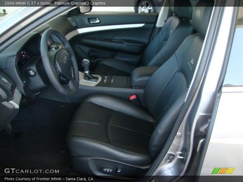  2009 G 37 x Sedan Graphite Interior