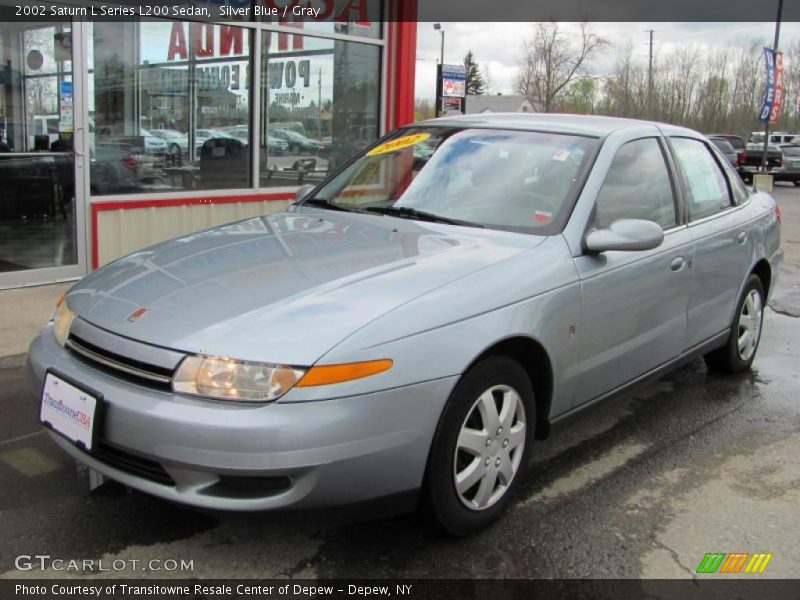 Silver Blue / Gray 2002 Saturn L Series L200 Sedan