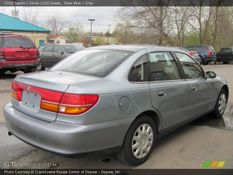 Silver Blue / Gray 2002 Saturn L Series L200 Sedan
