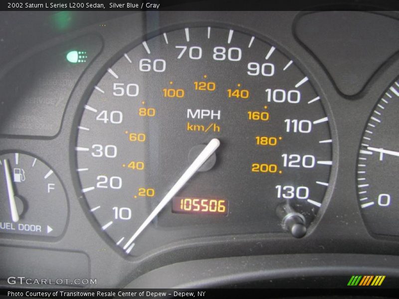 Silver Blue / Gray 2002 Saturn L Series L200 Sedan