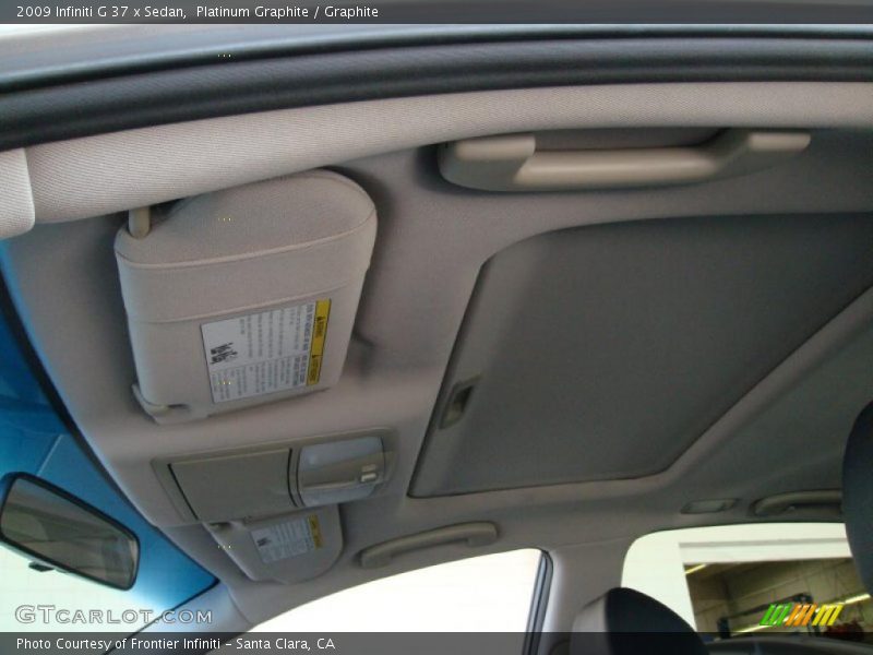 Platinum Graphite / Graphite 2009 Infiniti G 37 x Sedan