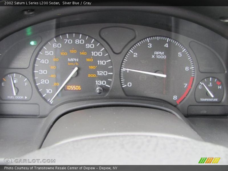 Silver Blue / Gray 2002 Saturn L Series L200 Sedan