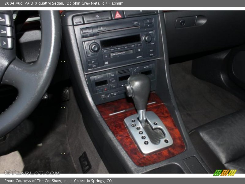 Dolphin Grey Metallic / Platinum 2004 Audi A4 3.0 quattro Sedan