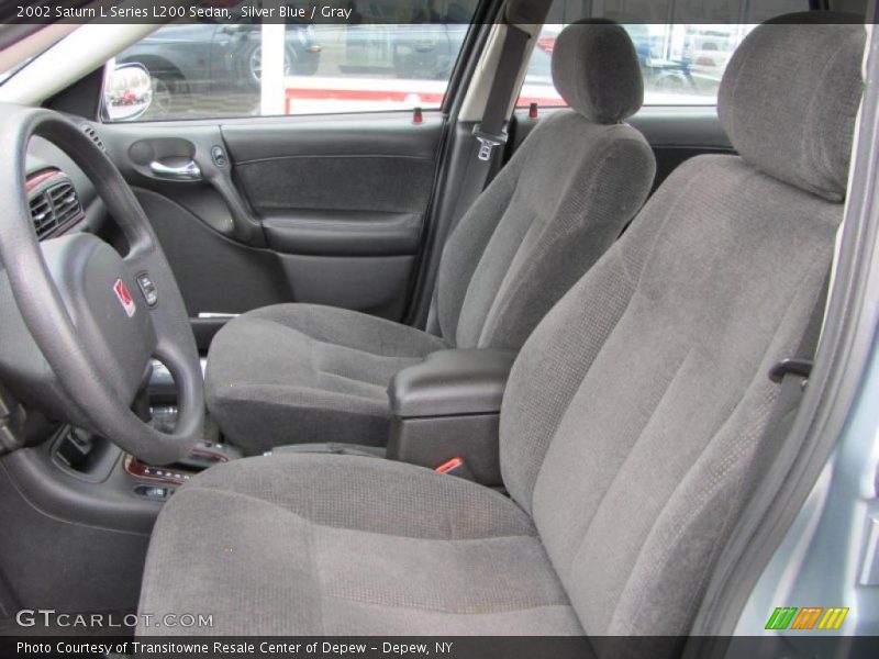 Silver Blue / Gray 2002 Saturn L Series L200 Sedan