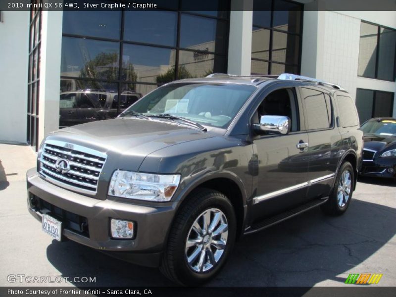Silver Graphite / Graphite 2010 Infiniti QX 56 4WD