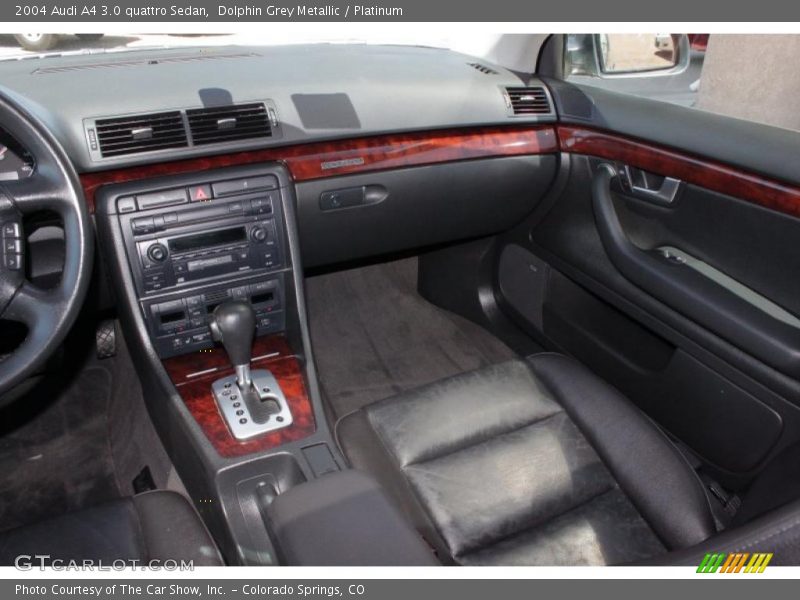 Dolphin Grey Metallic / Platinum 2004 Audi A4 3.0 quattro Sedan