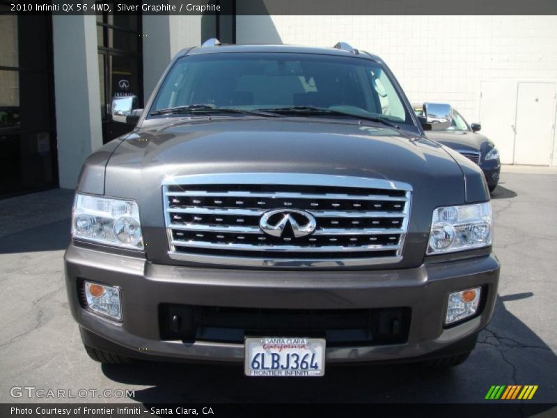 Silver Graphite / Graphite 2010 Infiniti QX 56 4WD