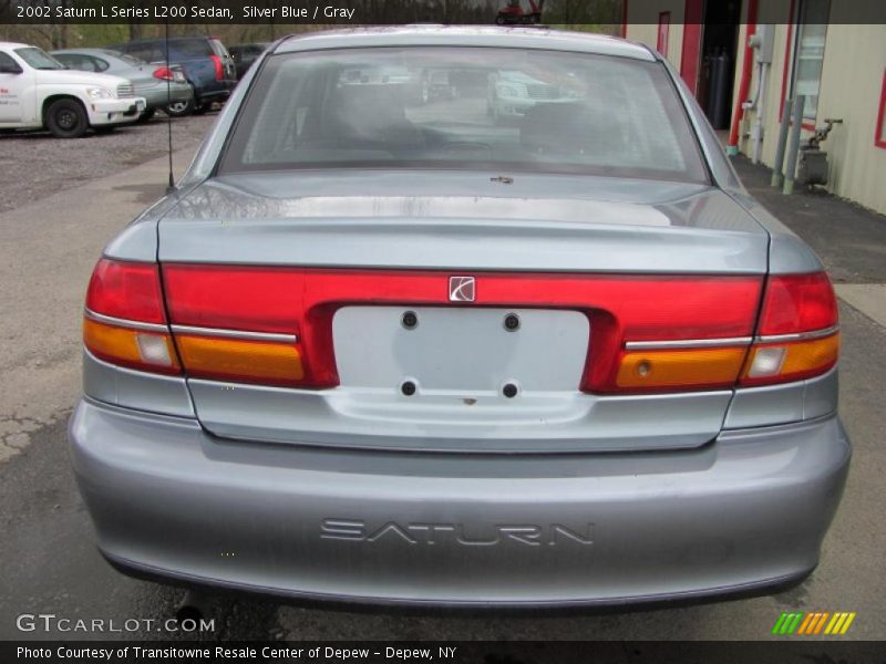 Silver Blue / Gray 2002 Saturn L Series L200 Sedan