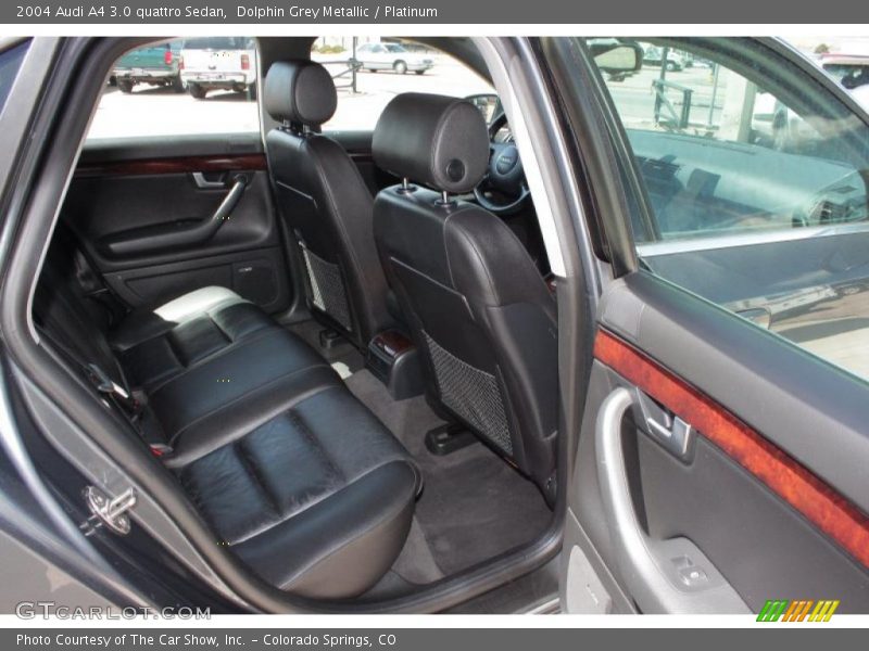 Dolphin Grey Metallic / Platinum 2004 Audi A4 3.0 quattro Sedan