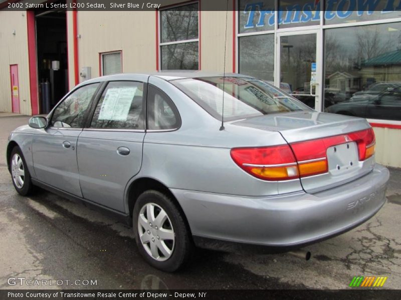 Silver Blue / Gray 2002 Saturn L Series L200 Sedan