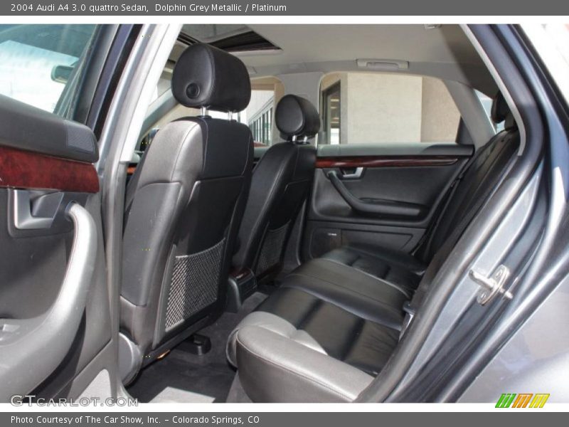 Dolphin Grey Metallic / Platinum 2004 Audi A4 3.0 quattro Sedan
