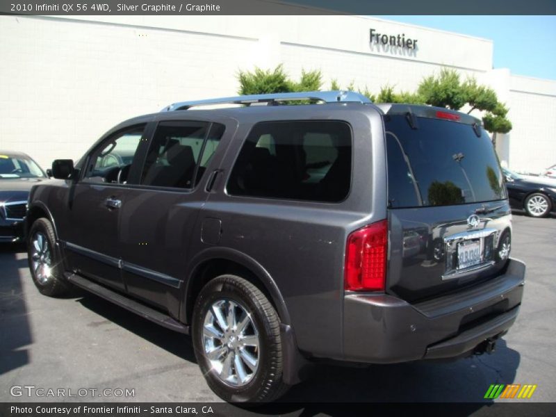 Silver Graphite / Graphite 2010 Infiniti QX 56 4WD