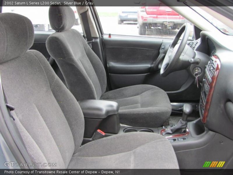 Silver Blue / Gray 2002 Saturn L Series L200 Sedan