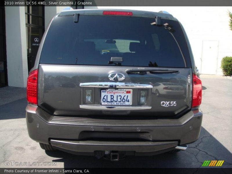 Silver Graphite / Graphite 2010 Infiniti QX 56 4WD
