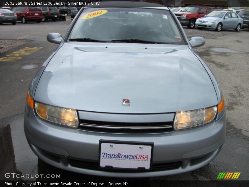 Silver Blue / Gray 2002 Saturn L Series L200 Sedan