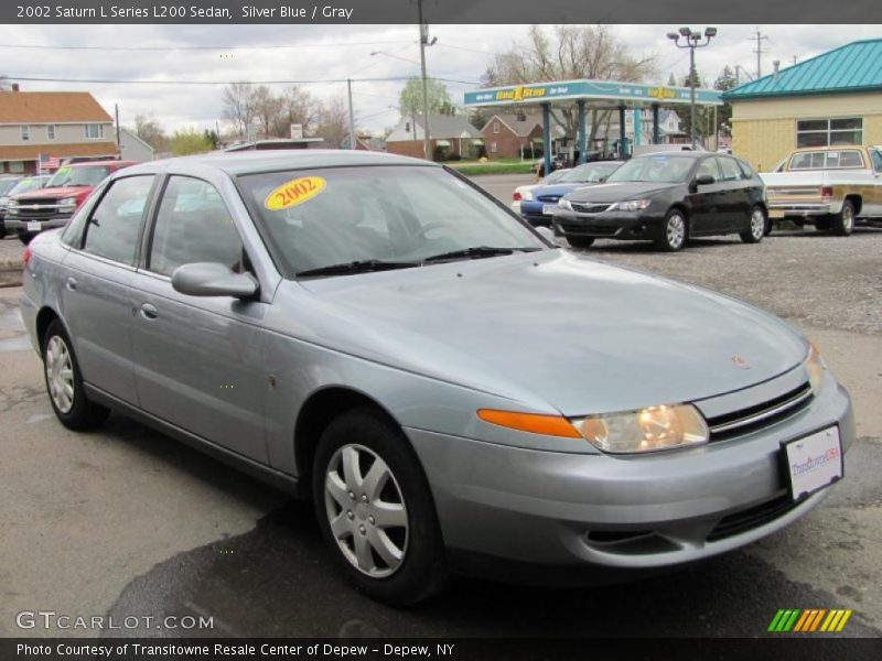 Silver Blue / Gray 2002 Saturn L Series L200 Sedan