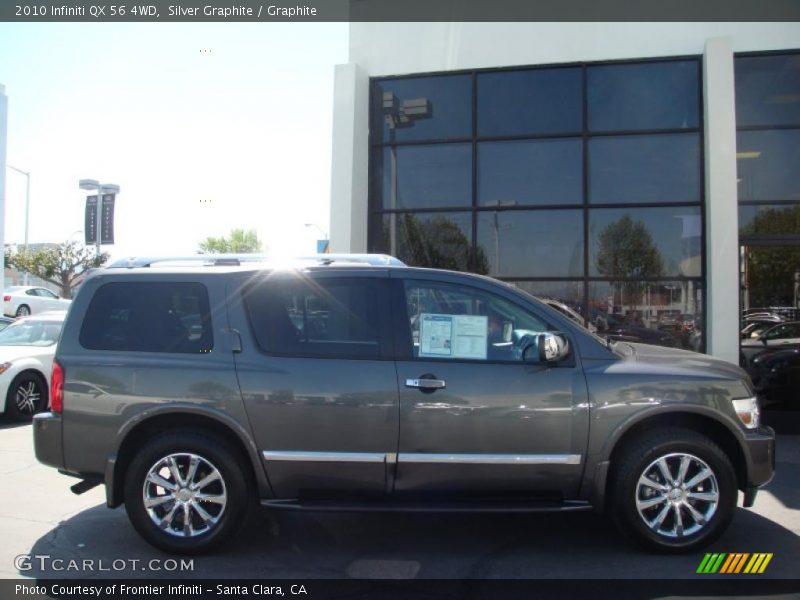 Silver Graphite / Graphite 2010 Infiniti QX 56 4WD