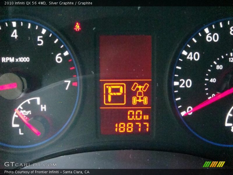 Silver Graphite / Graphite 2010 Infiniti QX 56 4WD