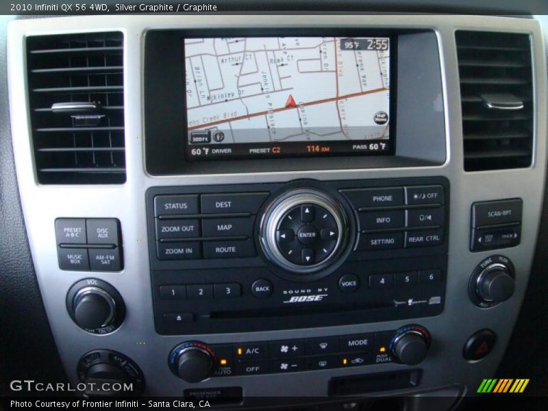 Silver Graphite / Graphite 2010 Infiniti QX 56 4WD