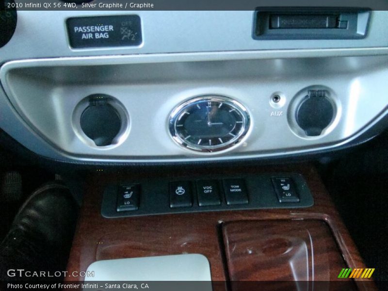 Silver Graphite / Graphite 2010 Infiniti QX 56 4WD